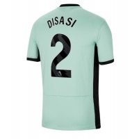 Chelsea Axel Disasi #2 Tretí futbalový dres 2023-24 Krátky Rukáv
